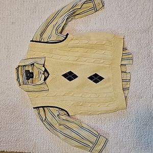 The Children's Place shirt, Perfectly Dressed sweater vest